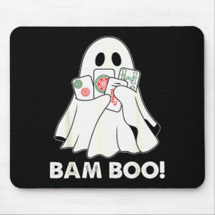 Mousepad Fantasmas de Halloween Bam Boo Mahjong Fantasia Ro