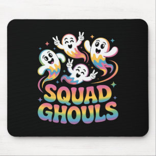 Mousepad Fantasmas em quadrado Correspondendo Dia de as Bru