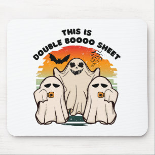 Mousepad Fantasmas Fantasia de Halloween Divertido