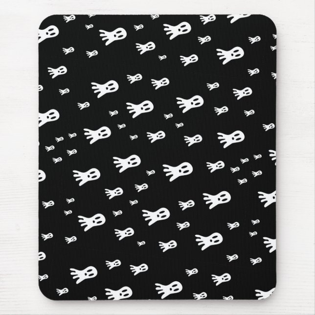 Mousepad Fantasmas Sombrios de Halloween  (Frente)