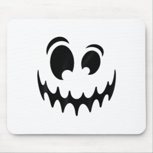 Mousepad Fantástico Fantasma Pumpkin Rosto Figurino Hallowe