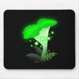 Mousepad Fantasy Chanterelle Glossudo Cogumelo Verde