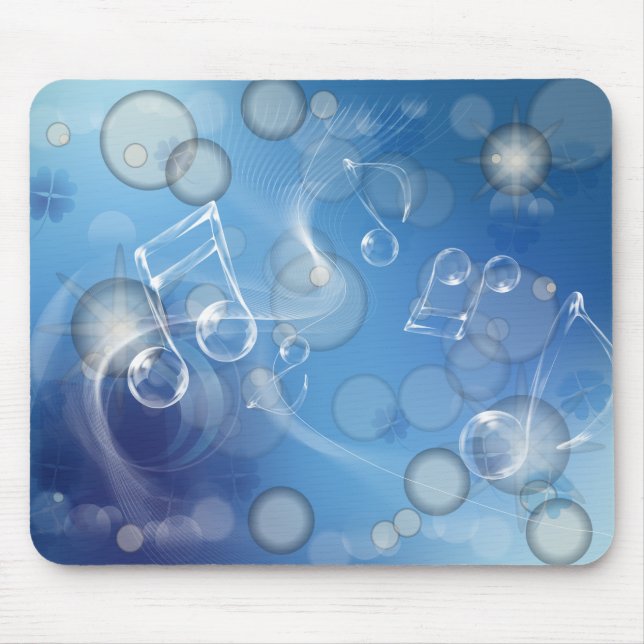 Mousepad Fantasy Glass Music Notes (Frente)