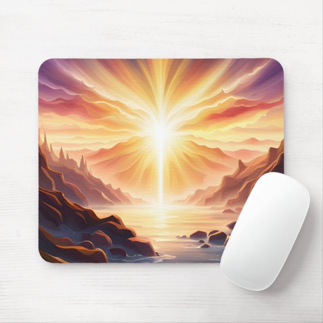 Mousepad Fantasy Mountain Valley (Com mouse)