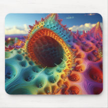 Fantasy Psychedelic Snakehole Em Um Planeta Desola