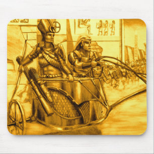 Mousepad Faraó egípcio em seu Chariot