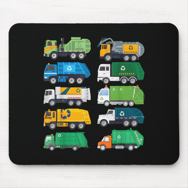 Mousepad Fardão de Separação de Lixo e Resíduos de Caminhão (Frente)