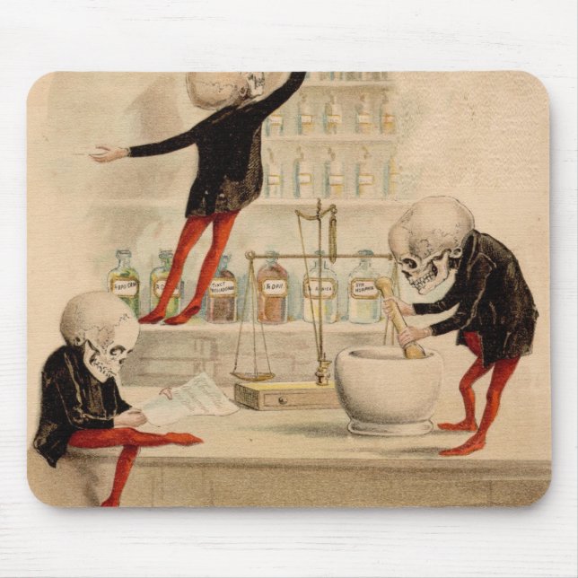 Mousepad Farmácia esqueletal (Frente)