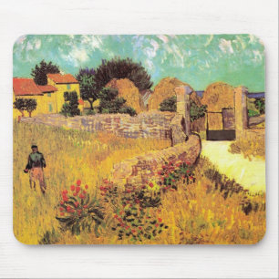 Mousepad Farmhouse in Provence por Vincent van Gogh