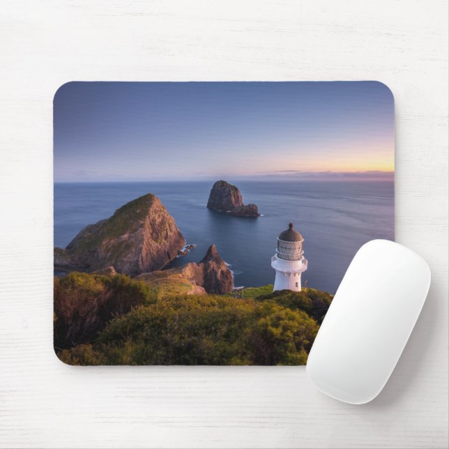 Mousepad Faróis | Farol Cape Brett Nova Zelândia (Com mouse)
