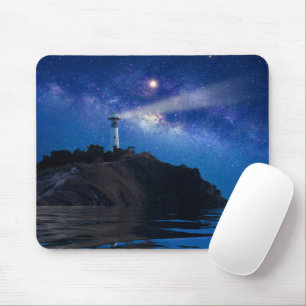 Mousepad Faróis Farol de Starry Night