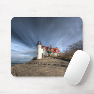 Mousepad Faróis Ponto Betsie Lake Michigan