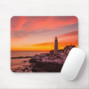 Mousepad Faróis Portland Head Cape Elizabeth Maine
