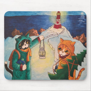 Mousepad Farol à Noite