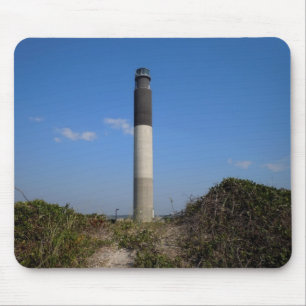 Mousepad Farol da ilha do carvalho, North Carolina