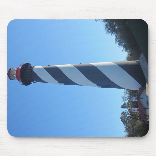Mousepad Farol da rua Augustine na Rua Augustine Florida em (Frente)