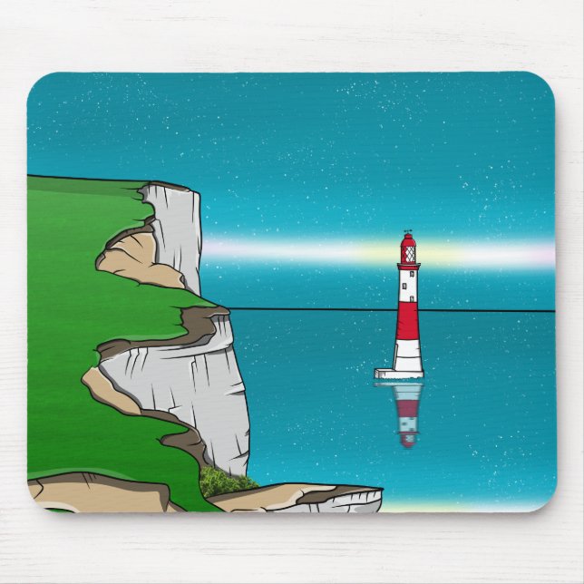 Mousepad Farol de Beachy Head Canal da Mancha (Frente)
