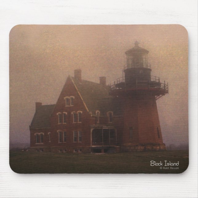 Mousepad Farol de Block Island (Frente)