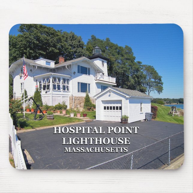 Mousepad Farol de Ponto Hospital, Massachusetts (Frente)