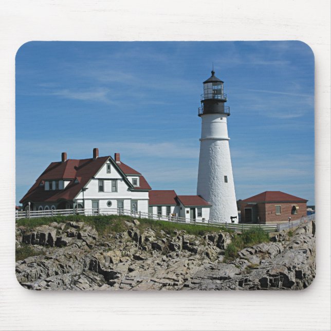 Mousepad Farol de Portland Head, Maine (Frente)