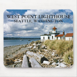 Mousepad Farol de West Point, Seattle Washington
