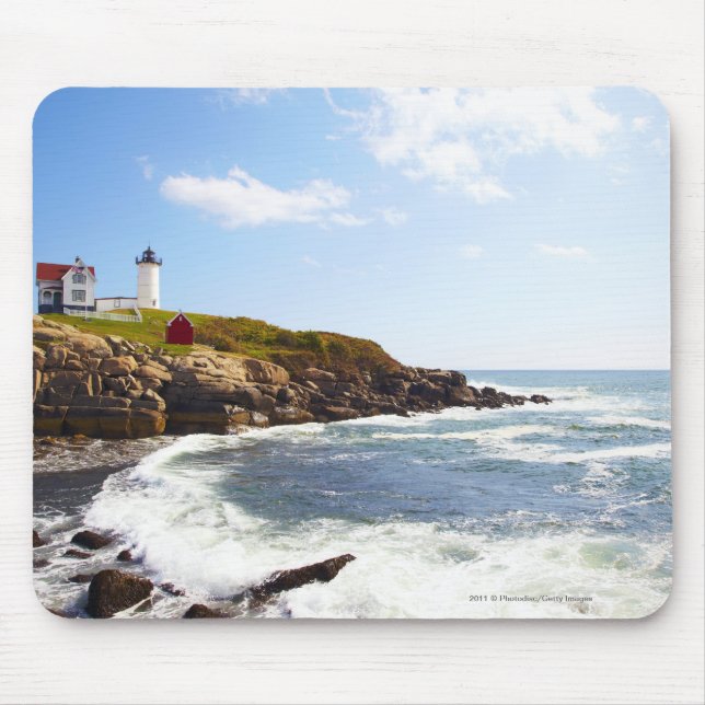 Mousepad Farol do "Nubble" de Neddick do cabo em Maine (Frente)