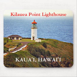 Mousepad Farol do ponto de Kilauea, Kaua'i, Hawai'i