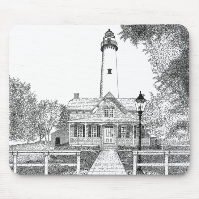 Mousepad Farol do St. Simons (Frente)