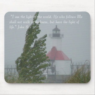 Mousepad Farol e árvore