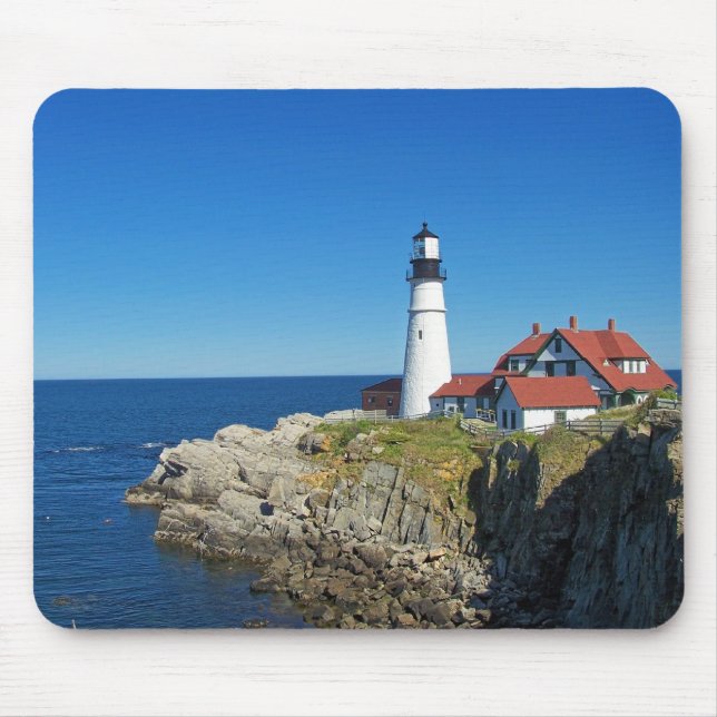 Mousepad Farol litoral de Maine (Frente)