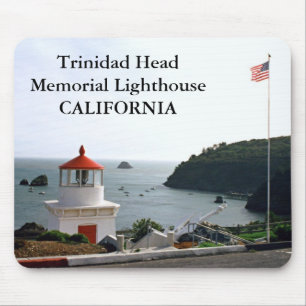 Mousepad Farol memorável principal de Trinidad, Califórni