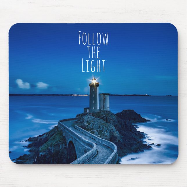 Mousepad Farol Siga a luz (Frente)