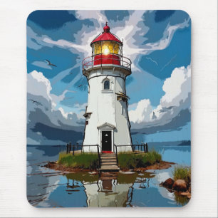 Mousepad Farol Stormy - Torre Navegável