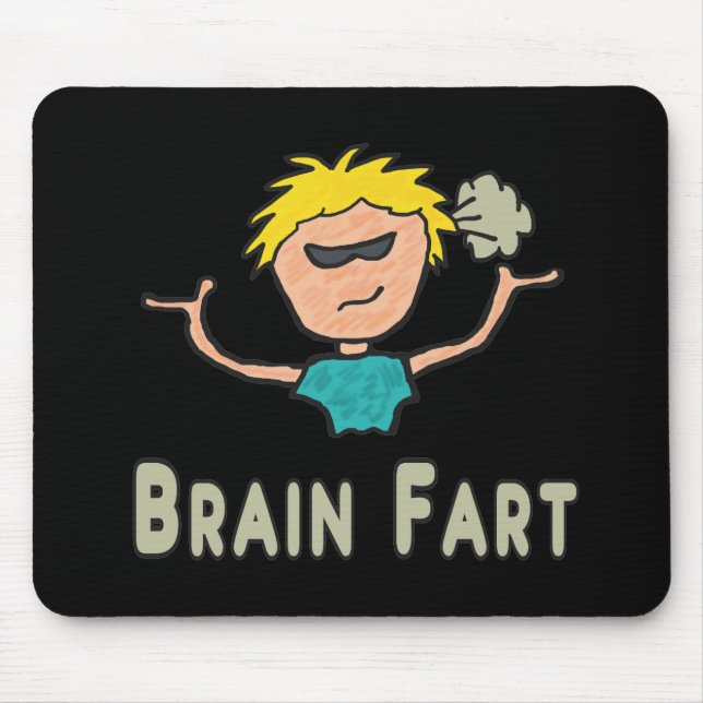 Mousepad Fart do cérebro (Frente)