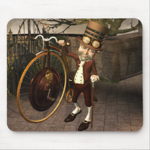 Mousepad Farthing Steampunk da moeda de um centavo