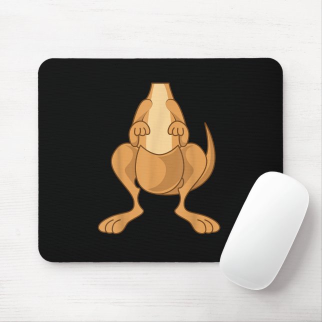 Mousepad Farto Disfarce de Canguru Fácil DIY de Halloween D (Com mouse)