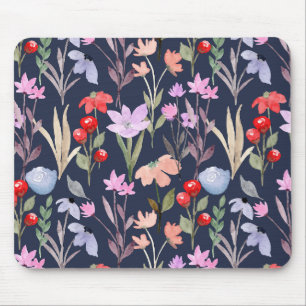 Mousepad Fashion Botânico Padrão da Superfície Floral