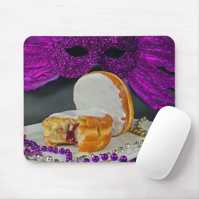 Mousepad Fat Terça-feira Paczki e Miçangas (Com mouse)