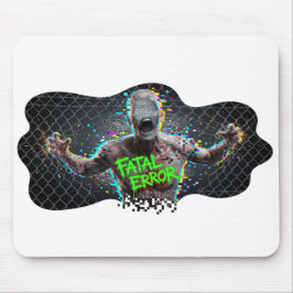 Mousepad Fatal Error – Glitch Zombie Cyber Horror