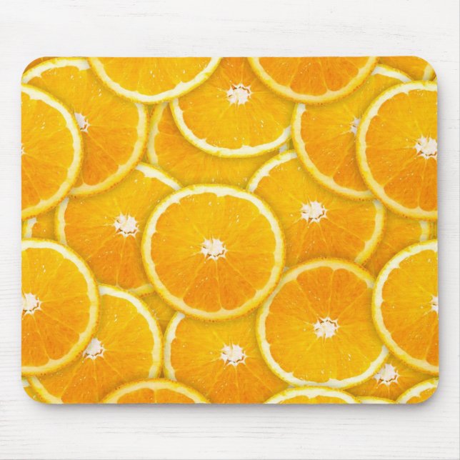 Mousepad Fatias de laranja (Frente)