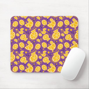Mousepad Fatias Tropicais Laranja Casamentos Citros Fruta d