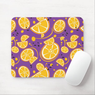 Mousepad Fatias Tropicais Laranja Casamentos Citros Fruta d