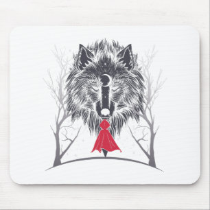 Mousepad Fato da Chapeuzinho Vermelho Gif Para Meninas