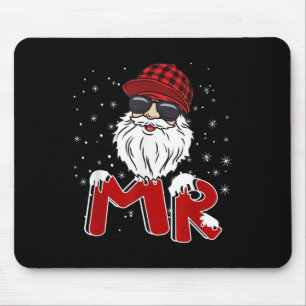 Mousepad Fato do Papai Noel Natal Chapéu do Papai Noel Engr
