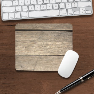 Mousepad Faux Old Wooden Barrel