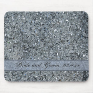 Mousepad Faux Sparkle Wedding