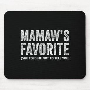 Mousepad Favorito da Mamãe Engraçada Vintage 