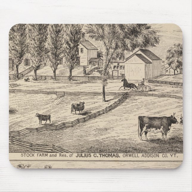 Mousepad fazenda de ações em Orwell Vermont (Frente)