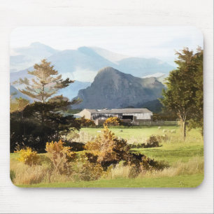Mousepad Fazenda E PAISAGEM DE MONTANHA
