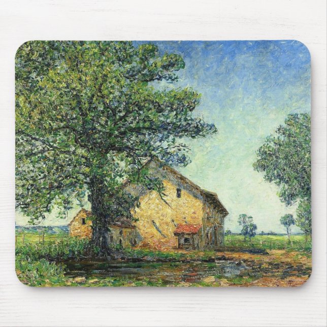 Mousepad Fazenda francesa em La Petite Mare (por Francis Pi (Frente)